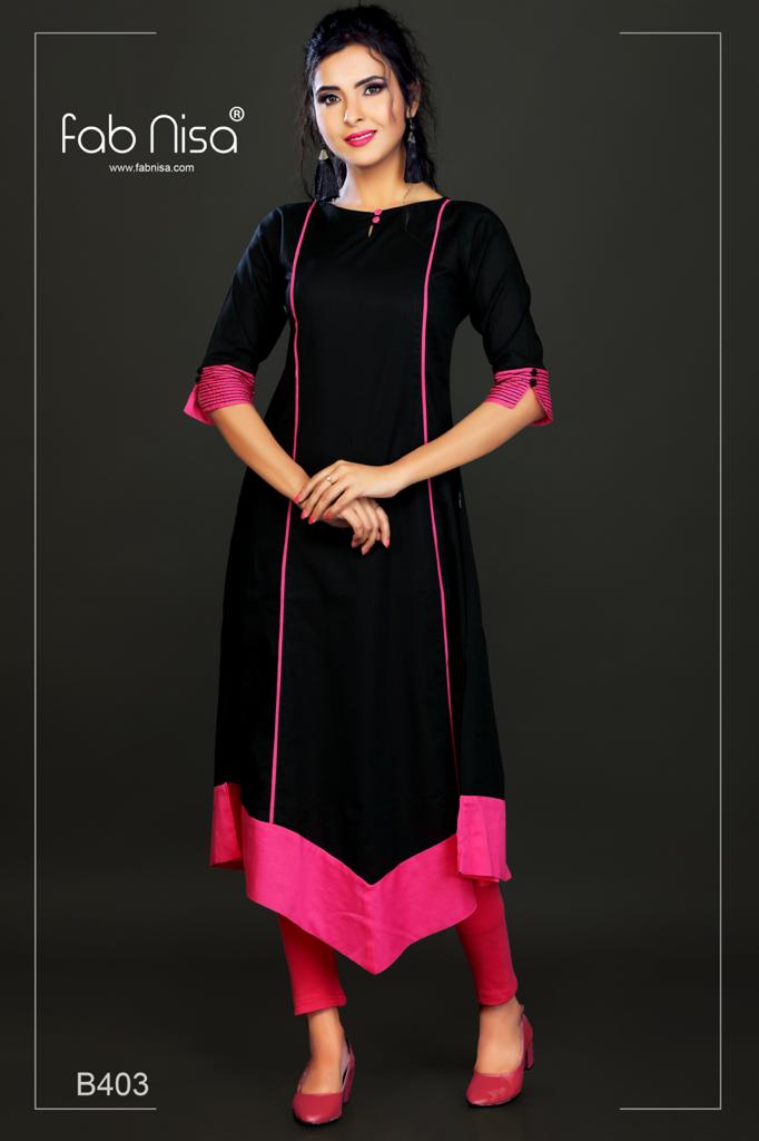Designer Sahiba Ladies Kurti Plain Kurti at Rs 580/piece in Surat | ID:  23449317530